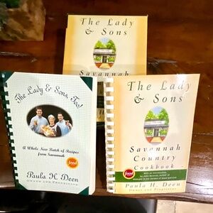 Paula Dean’s The Lady & Sons Savannah Country “Autographed” Set of Cookbooks